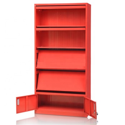 School Library furniture filing cabinet magazine holder Book Shelves display racks steel office furniture metal filing cabinet