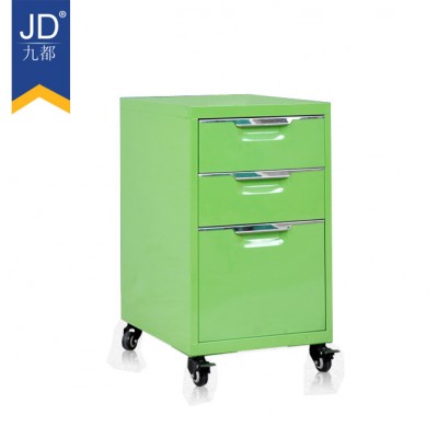 Modern design office steel file cabinet dimension steel mobile pedestal cabinet