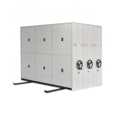 Mobile Mass Shelving Steel Movable Shelves Compact Shelving Metal Compact Mobile Filing cabinet Archive Shelving Floating