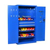 Metal Key Locking System Garage Tool Cabinet With Drawer