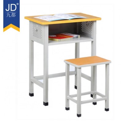 Cheap Classroom Furniture High Quality wooden Chair Adjustable Student Desk and Chair for school furniture