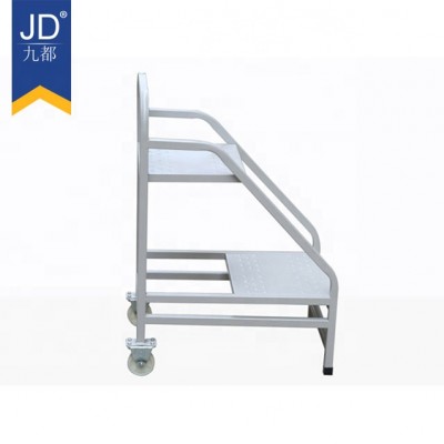 movable shelves with wheels book cart trolly steel library equipment school furniture metal steps book rack shelf